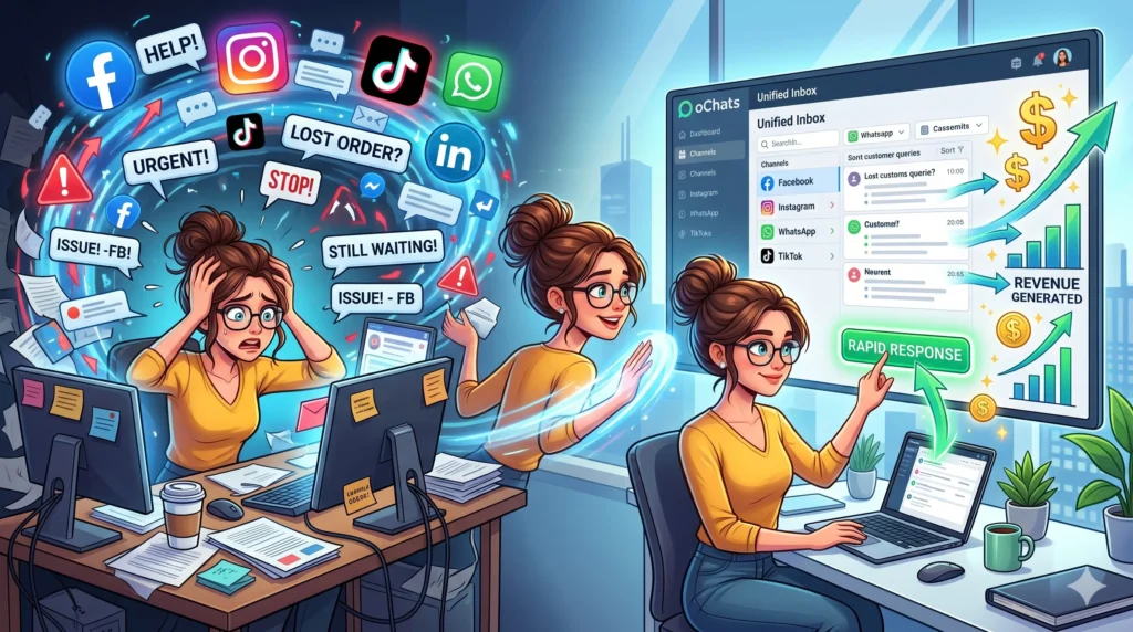 social media inbox management