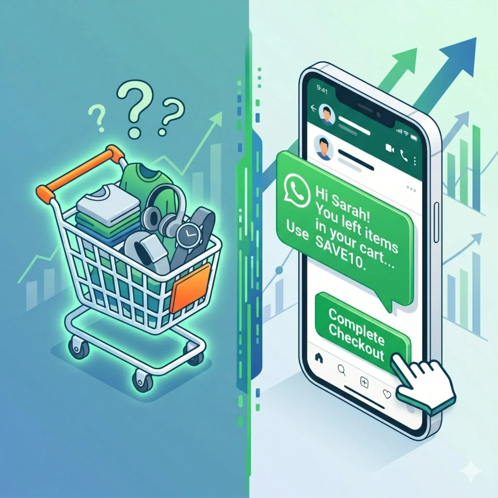 use whatsapp marketing software malaysia for the abandoned cart recovery